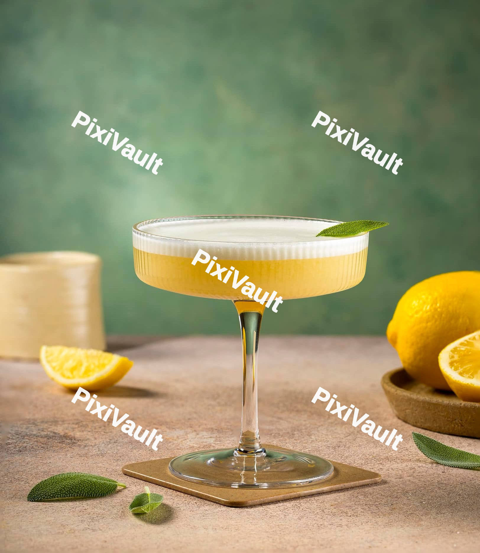 Lemon Panna Cotta cocktail